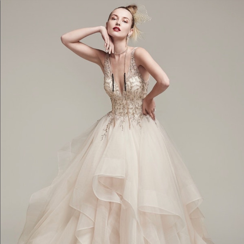 Maggie Sottero Amelie Champagne Wedding Gown